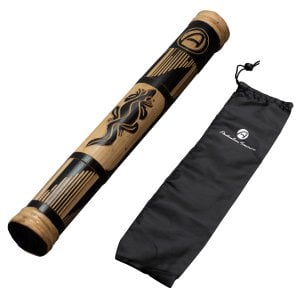 Rainstick 40cm including nylon bag | musical instrument for children and adults | Handcrafted | Bamboo