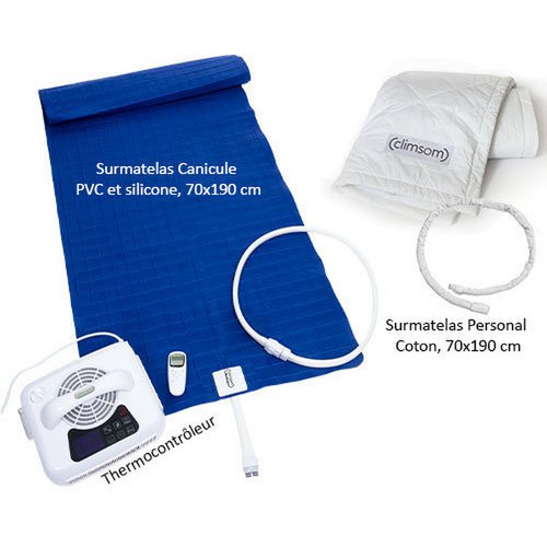 Topmatras met airconditioning en water - 70 x 190 cm