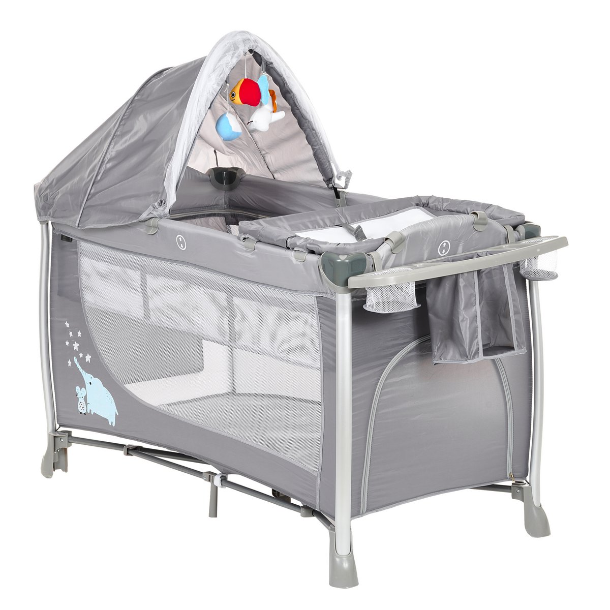 Baby cot DORIS - Grey