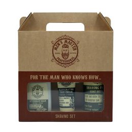 Zestaw upominkowy Men's Master Golenie – pianka do golenia, balsam, krem ​​– 395ml