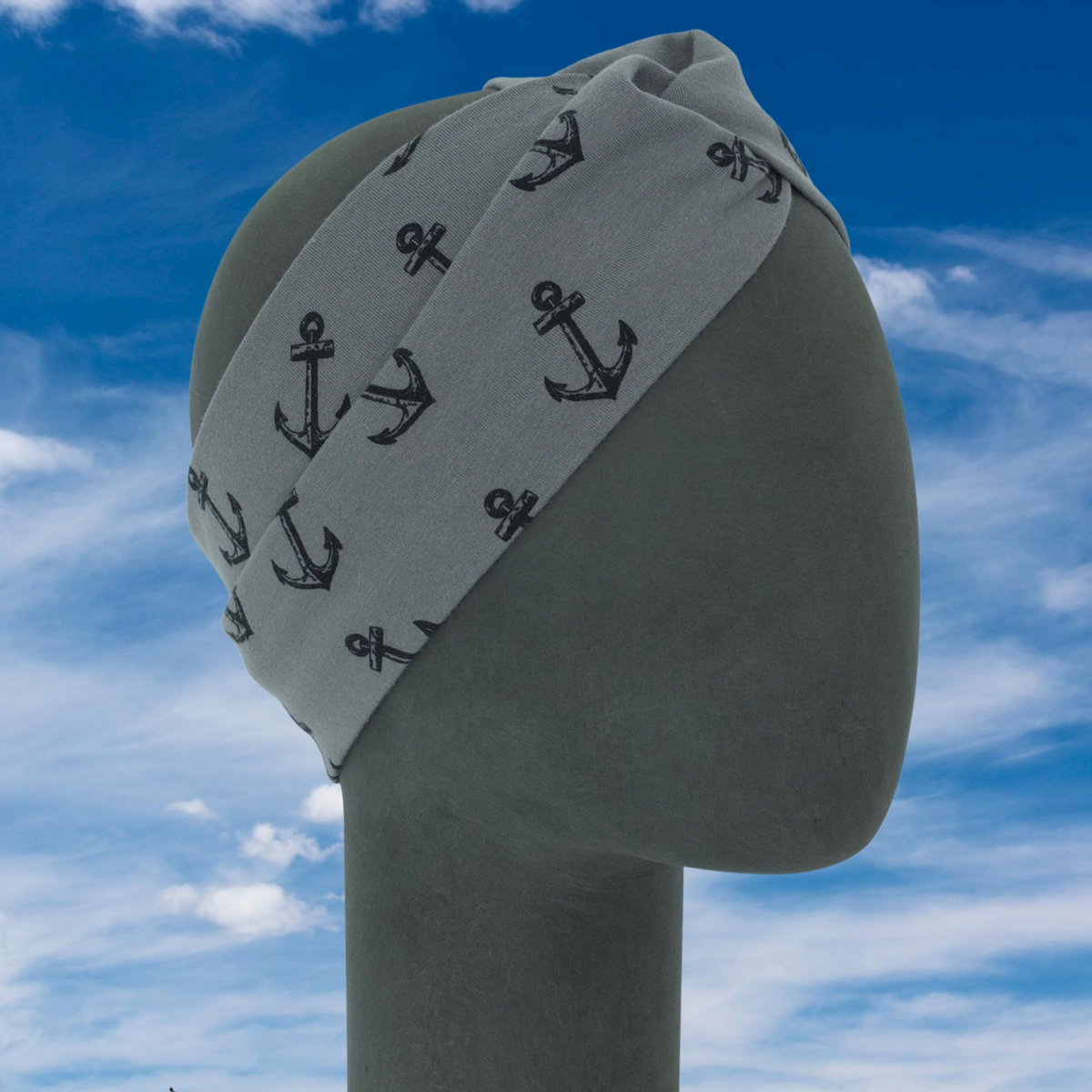 Summer Headband Ankor Gray Jersey