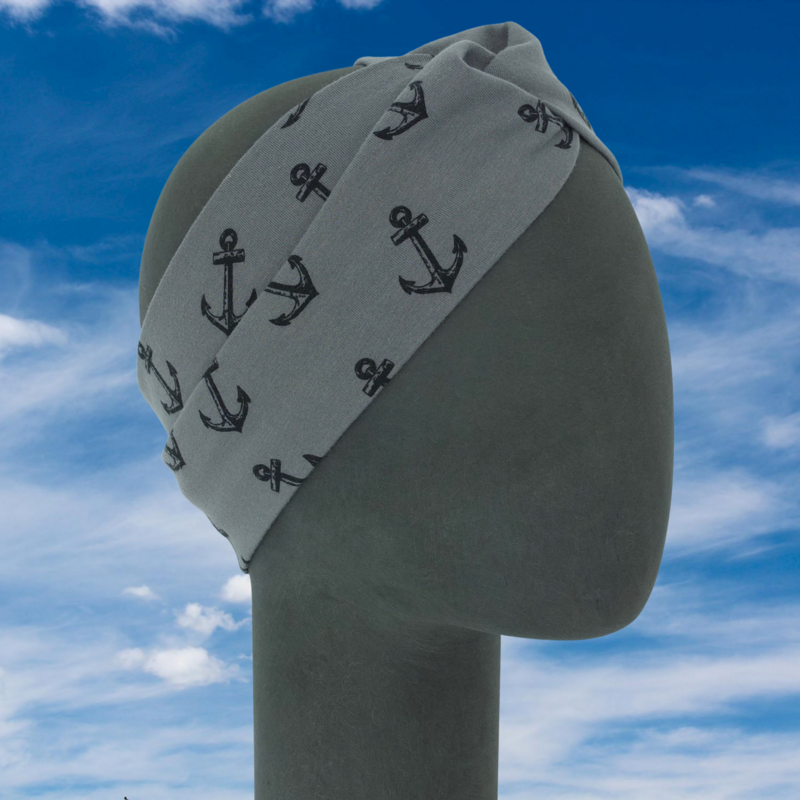 Summer Headband Ankor Gray Jersey