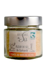 Fleur de sel de Guérande smoked with beech wood - Verrine 85g | Salt craftsmen