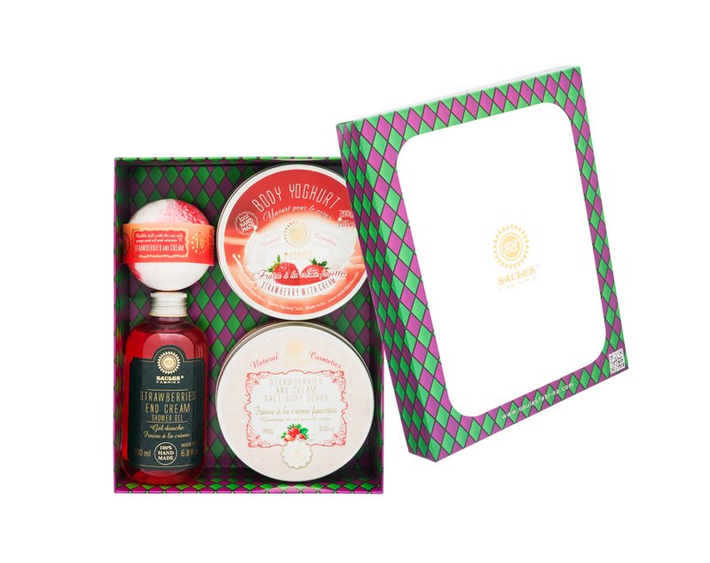Gift Set Strawberries and Cream (4 items)