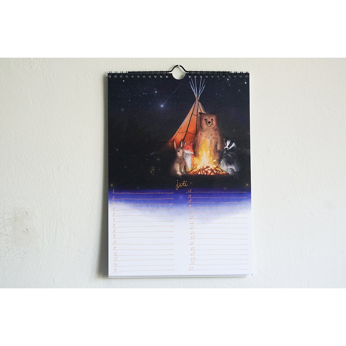 Calendar Forest animals
