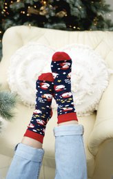 Christmas Santa Claus Socks for Kids