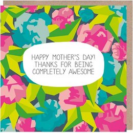 Vielen Dank, dass Sie die Awesome Mother's Day Card abgeschlossen haben