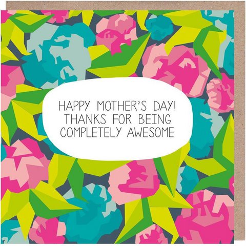 Vielen Dank, dass Sie die Awesome Mother's Day Card abgeschlossen haben