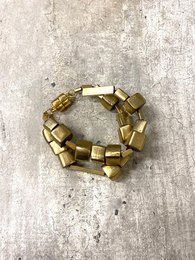 Mini Cubes Doppelarmband - Orange