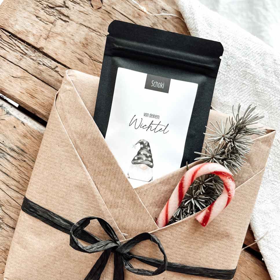 CHOCOLATE DROPS | gnome | mini bag of whole milk