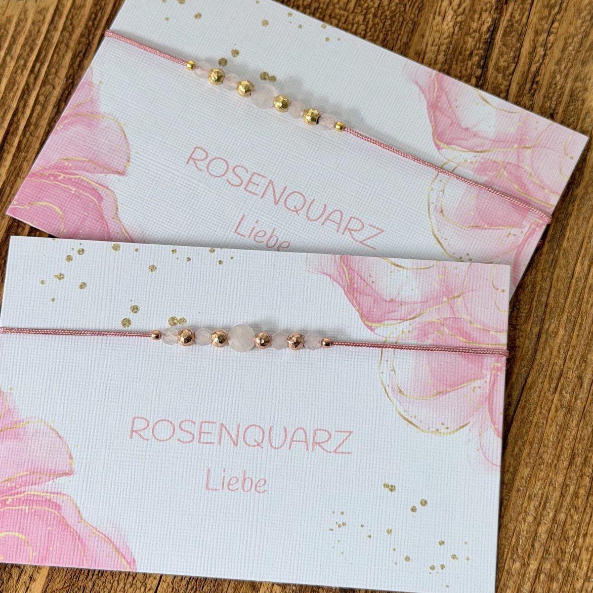 Rose quartz bracelet