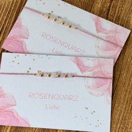 Rose quartz bracelet