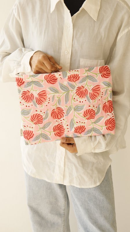 Pochette | Grands tirages biologiques en métal fabriqué à la main | Coton