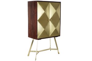 ACACIA MANGO SIDEBOARD 84X43X156.5 DARK BROWN MB183454