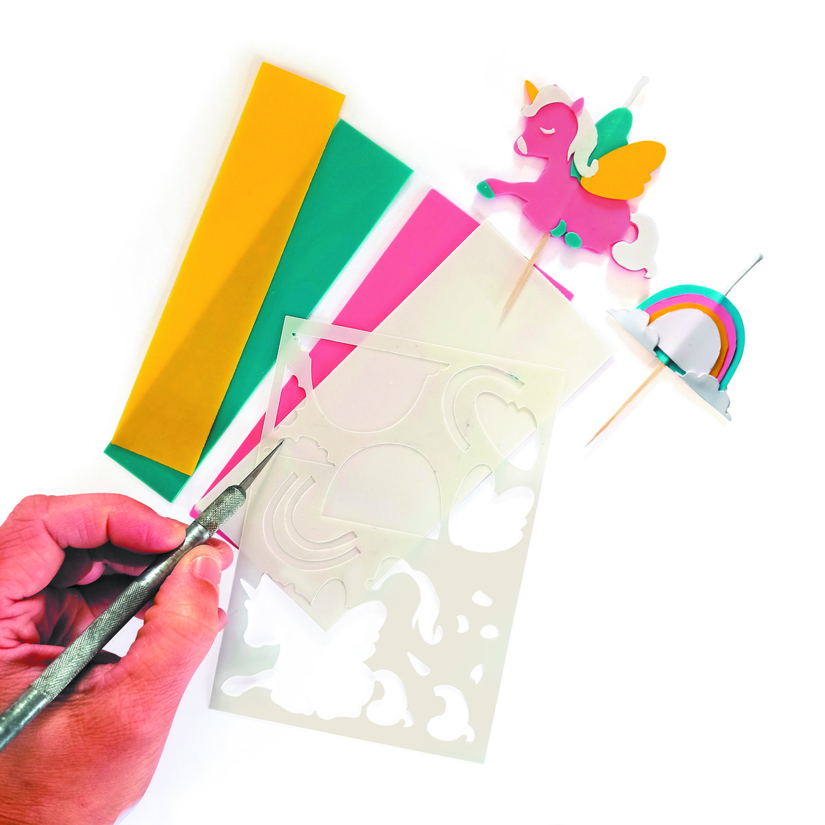 DIY UNICORN BIRTHDAY CANDLES KIT