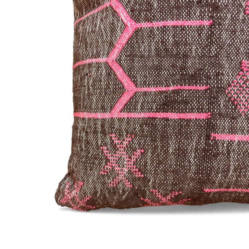 LEI! Kissen - Kleurrijke lijn - Fushia-editie 60x60