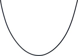 PURE snake chain with bayonet clasp 45cm in stainless steel - black