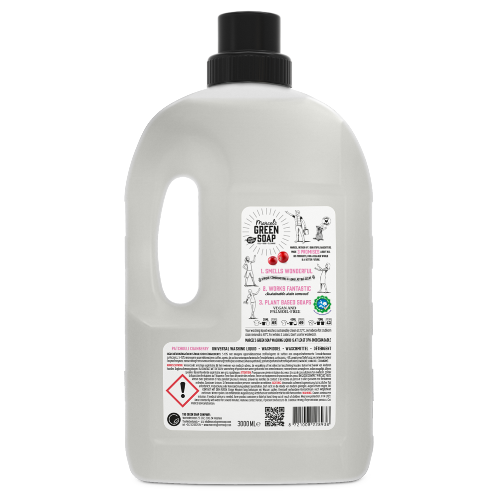 Universal detergent Patchouli & Cranberry 3L