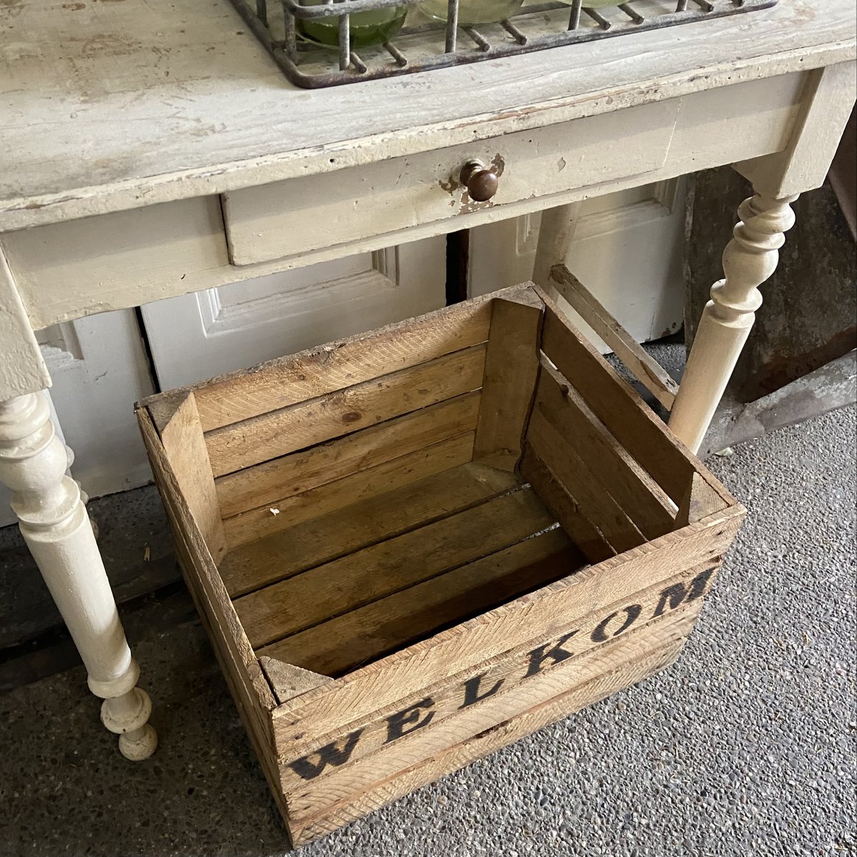 CAISSE / CAISSE EN BOIS Bienvenue