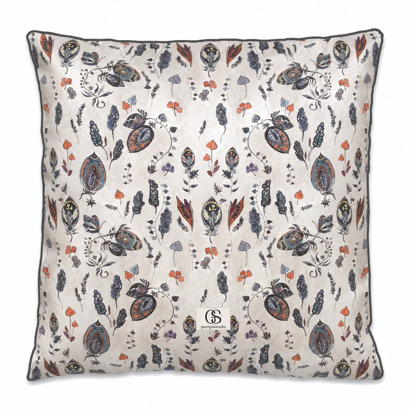 Cushion cover - 45x45 cm - VALENTINE - Beige