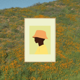 Poster "Orange Bucket, Limited Edition" - 30x40cm - Art print