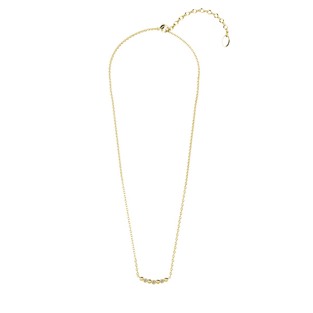 Evelyne pendants - Gold and Crystal