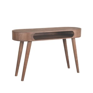 Hazer Bureau's Bella - Espresso - Mangohout - 120 cm 120 x 77 x 42 cm