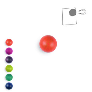 Small wooden magnetic ball - Color