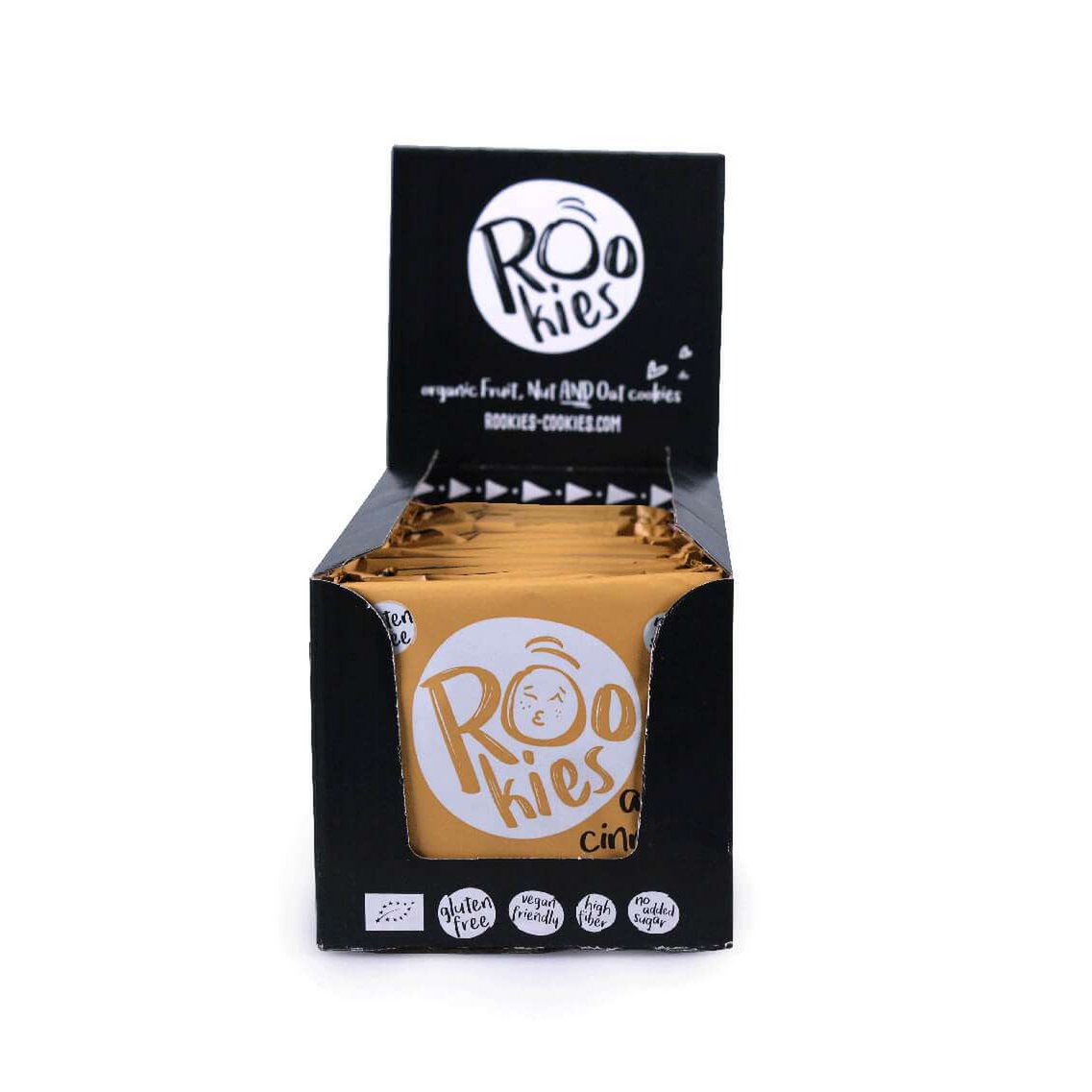 Cookie Apple & Cinnamon, organic, Rookies, 40g