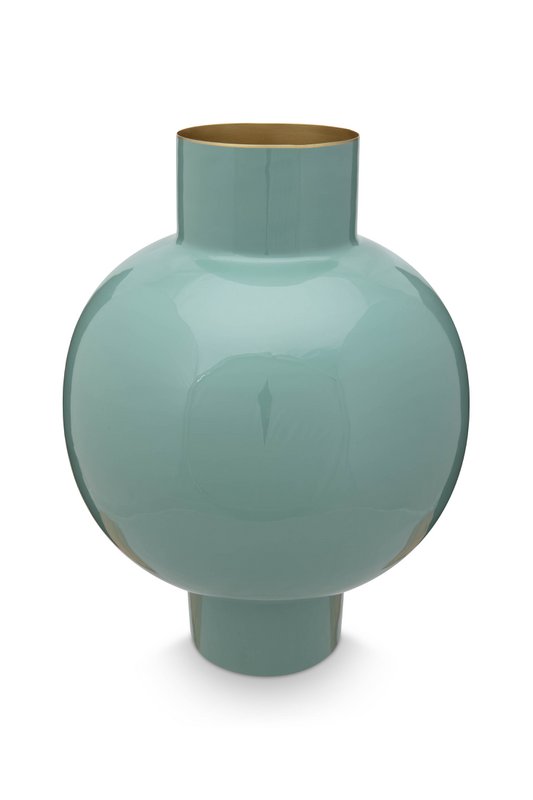 Vase Metal Large Soft Green 31.5x42cm