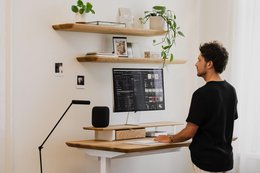 Dual Desk Shelf – Monitor Stand