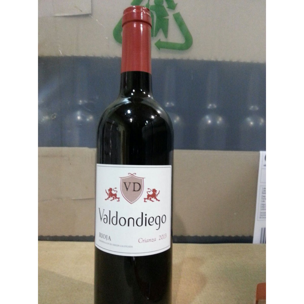 Vino rosso invecchiato D.O.Ca. Rioja Valdondiego