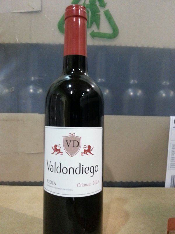 Crianza red wine D.O.Ca. Rioja Valdondiego