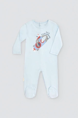 Katoenen slaappakje voor babyjongen, Sea Explorer