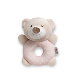 PELUCHE SONAJERO - MOD. OSITO - ROSA