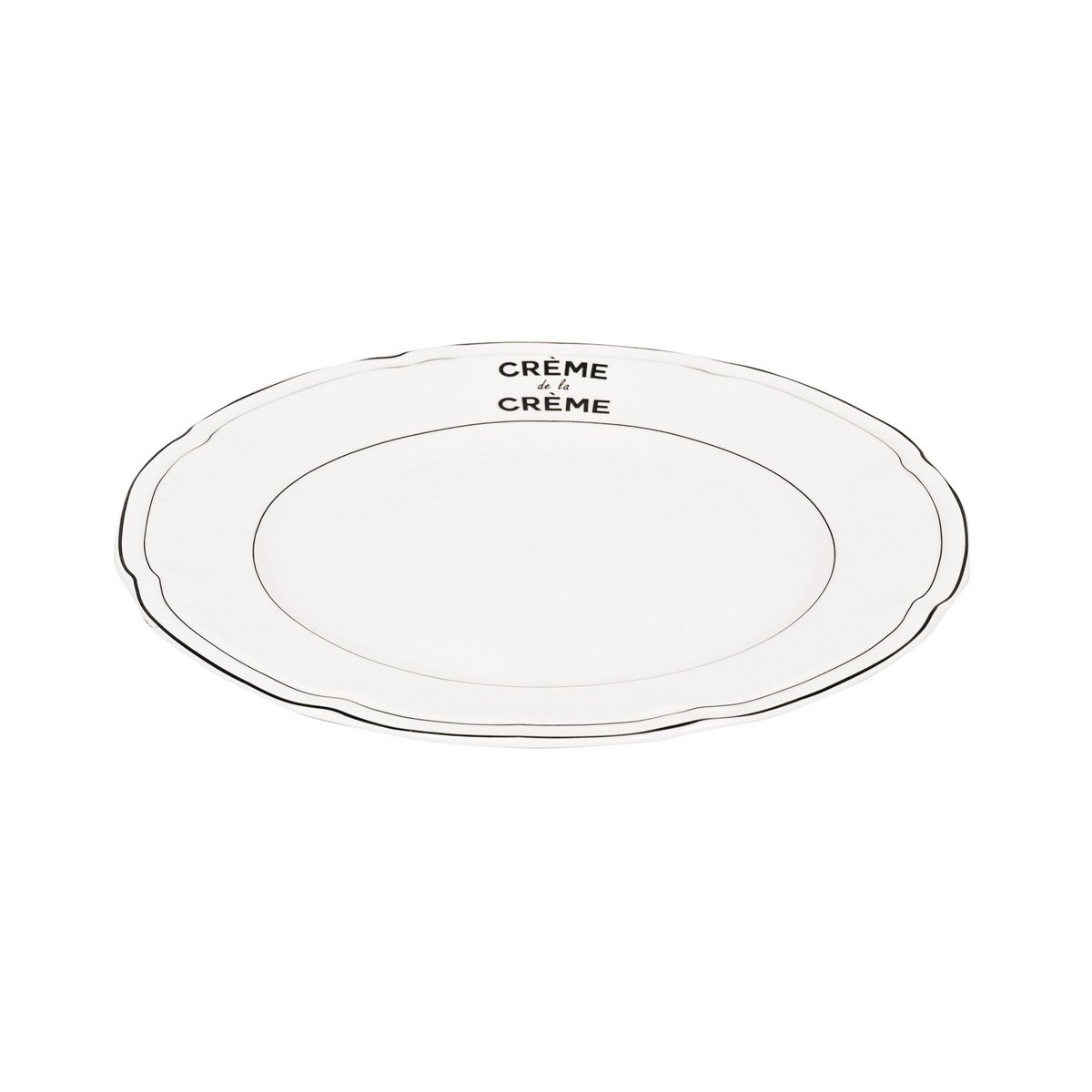 Assiette - Crème de la Crème - Newbone China - 26x26x1,5cm