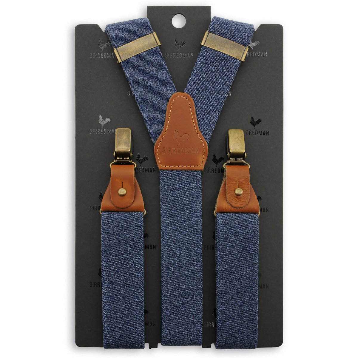 Bretelles deluxe Sir Redman Denim Bleu urbain