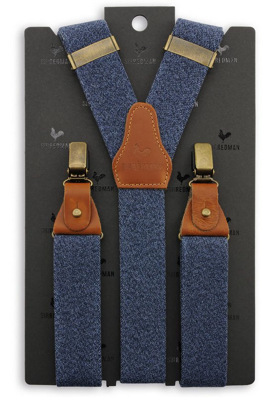 Sir Redman szelki deluxe Denim Urban blue