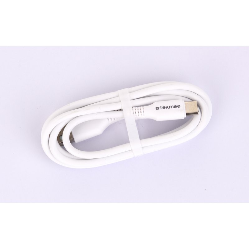 CARGADOR TEKMEE BLANCO 1M TIPO-C/USB
