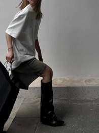 S-4XL Denim Shorts Women Chic Leisure Streetwear High Waist Korean Style Summer Knee Simple Comfortable Students Clothing New