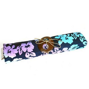 Bali-Blockdruck-Sarong – Orchideen (4 verschiedene Farben)