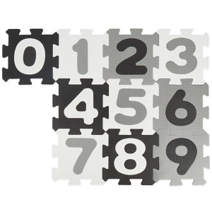 Puzzlematte betalen zwart en wit