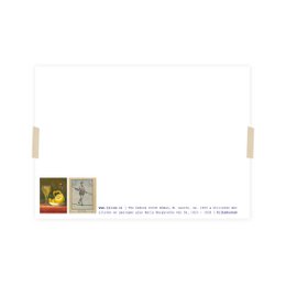 Postkortcollage Museumssamling - gang med citronspændebånd