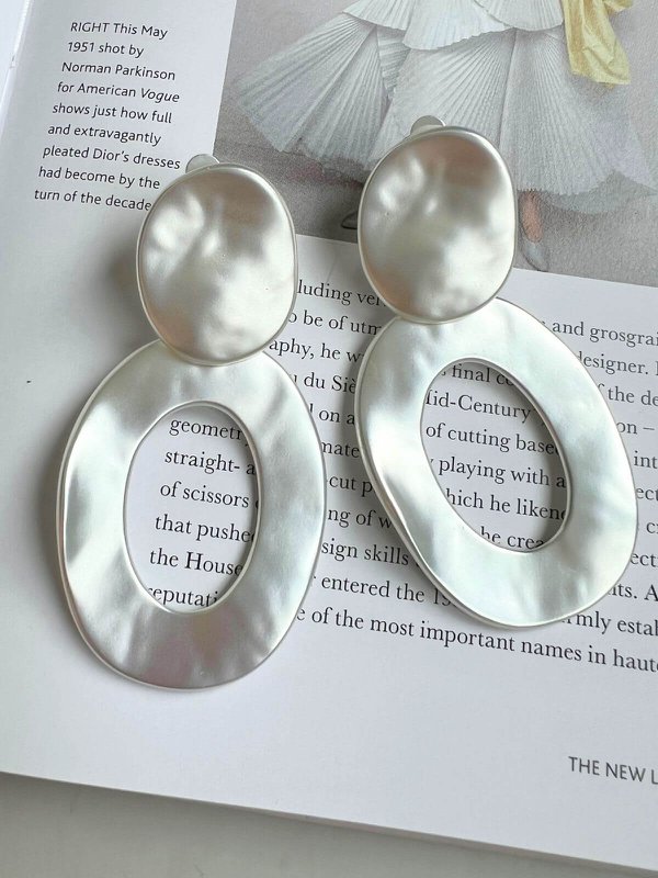 Orecchini Meke color argento