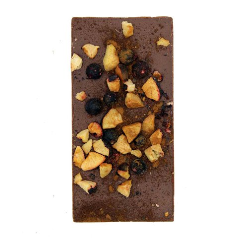 Premium melkchocolade - bessen, pruimen, kaneel
