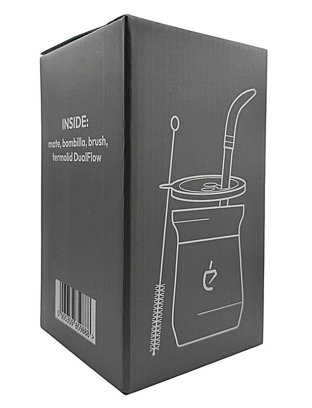 Yerba Mate Set Termolid DualFlow PRO – Ash Gray | Un Mate®