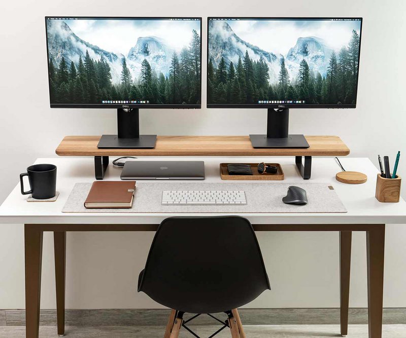 Dual Desk Shelf – Monitor Stand