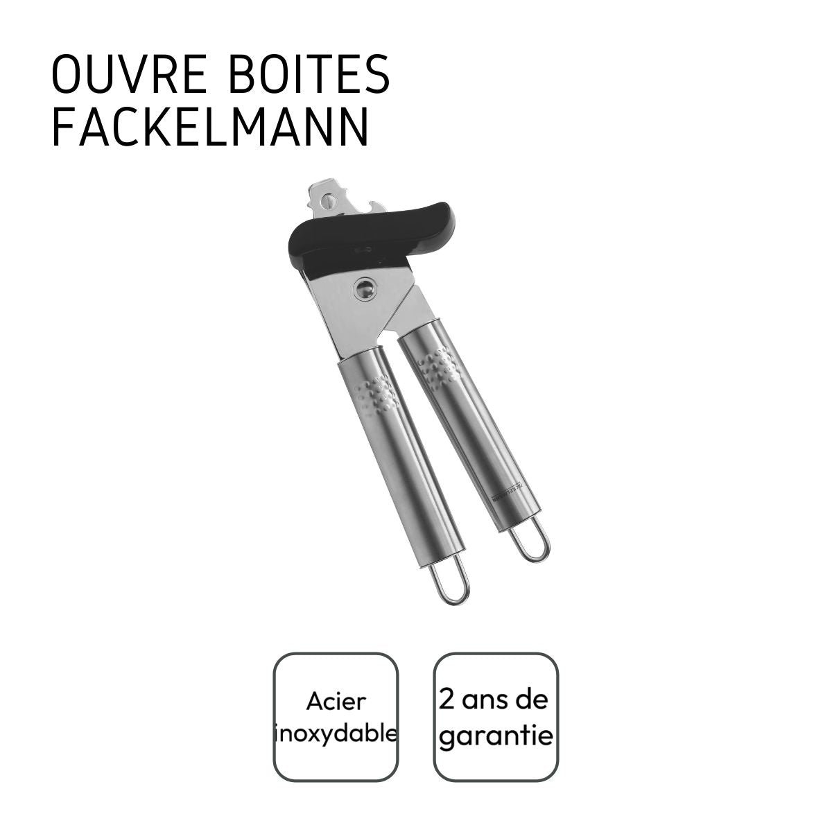 Fackelmann Oval stainless steel manual can opener