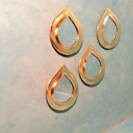 Specchio a goccia in ottone