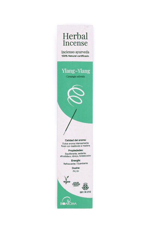 Expositor de Inciensos ecológicos certificados BioAroma. Ayurveda . Comercio Justo. Zero Waste. 8 unid de cada de 12 fragancias